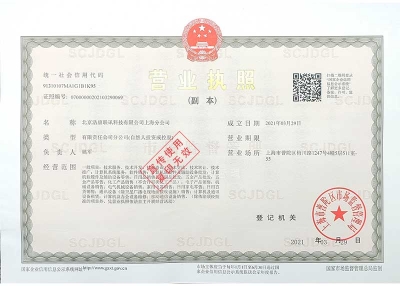 上海分公司营业执照